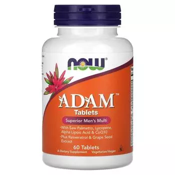 Now Foods ADAM Superior мужские мультивитамины 60 таблеток