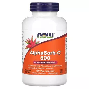 Now Foods AlphaSorb-C 500 180 вегетарианских капсул