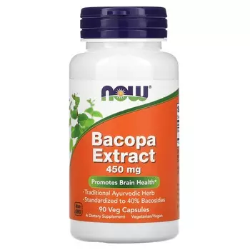 Now Foods экстракт бакопы 450 мг 90 вегетарианских капсул