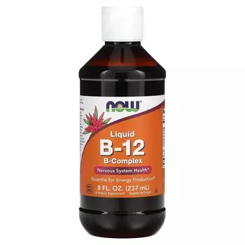 Now Foods B-12 жидкий комплекс витамина B 8 жидких унций (237 мл)