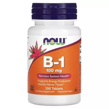 Now Foods B-1 100 мг 100 таблеток