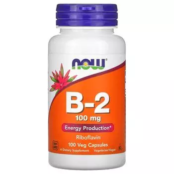 Now Foods B-2 100 мг 100 капсул