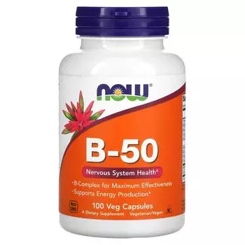 Now Foods B-50 100 растительных капсул