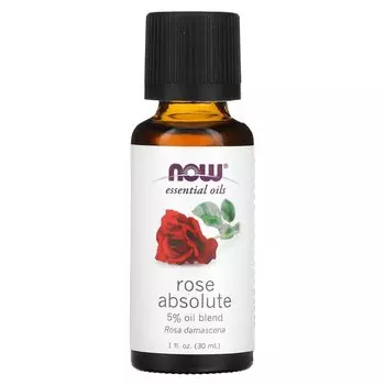 Now Foods Базовые масла Rose Absolute 1 жидкая унция (30 мл)