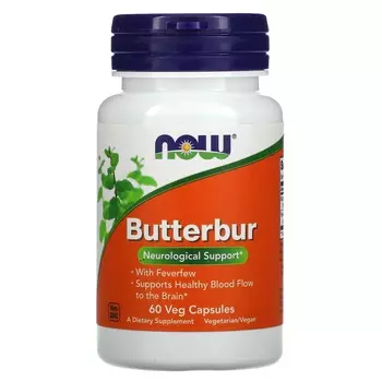 Now Foods Белокопытник 60 растительных капсул