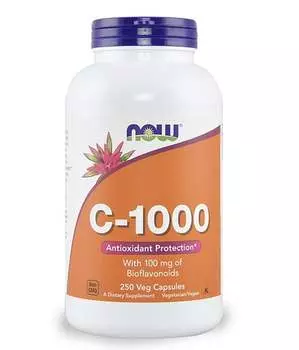 Now Foods, C-1000 с биофлавоноидами, Добавка , 250 таблеток