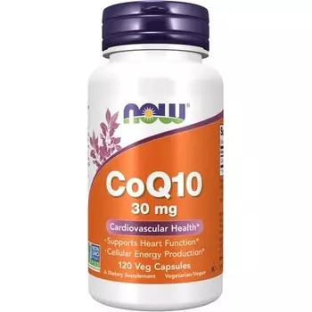 NOW Foods CoQ10 30 мг 120 капсул