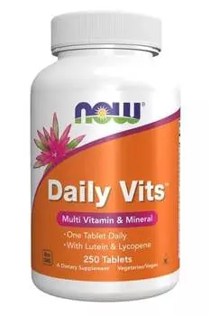Now Foods, Daily Vits (Мультивитамины) - 250 таблеток