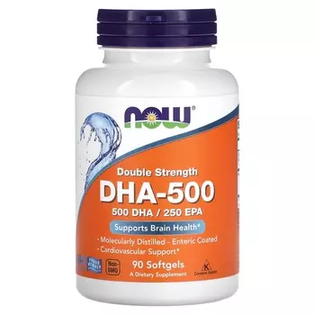 Now Foods DHA-500 90 софтгелей