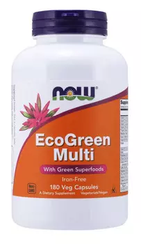 Now Foods, Ecogreen Multi, витаминный набор