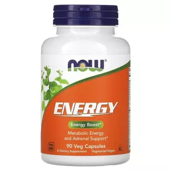 Now Foods Energy 90 капсул в растительной оболочке