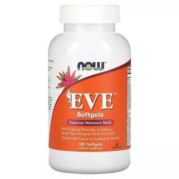Now Foods EVE мультивитамины для женщин высшего качества 180 желатиновых капсул