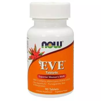 Now Foods, EVE, поливитамины для женщин, 90 таблеток