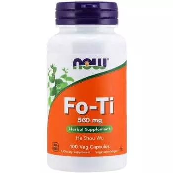 Now Foods, Fo-Ti Мультифлоральный спорыш 560мг 100 капсул