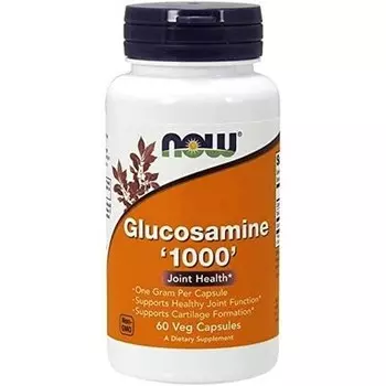 Now Foods Глюкозамин 1000 капсул 60 капсул 0,105 кг