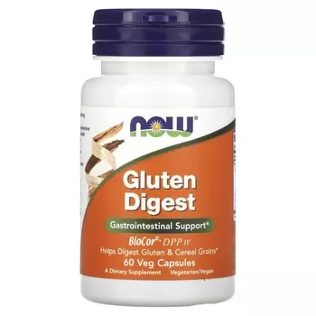 Now Foods Gluten Digest 60 растительных капсул