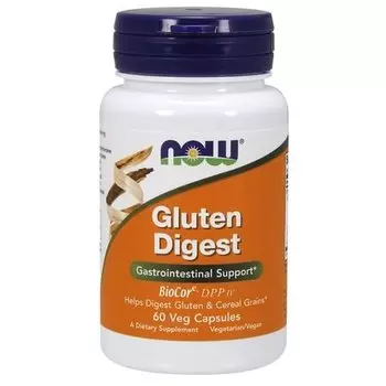 Now Foods, Gluten Digest 60 веганских капсул