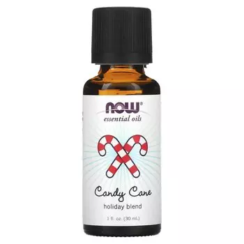 NOW Foods Эфирные масла Candy Cane Holiday Blend 1 жидкая унция (30 мл)