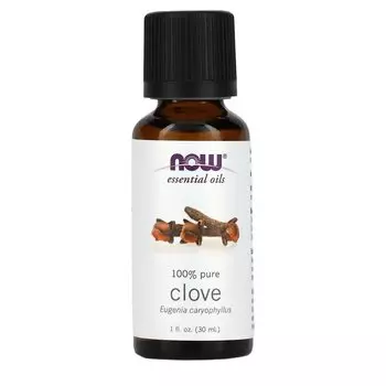 Now Foods Эфирные масла Гвоздика 1 жидкая унция (30 мл)
