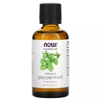 Now Foods Эфирные масла перечная мята 2 жидкие унции (59 мл)