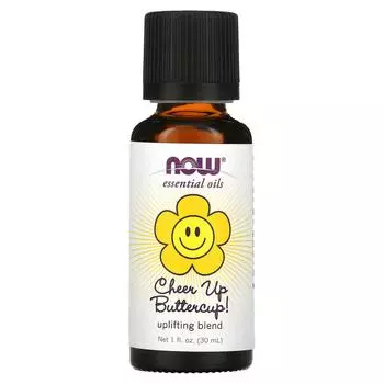 Now Foods Эфирные масла поднимающая настроение смесь бодрящие масла! 1 жидкая унция (30 мл)
