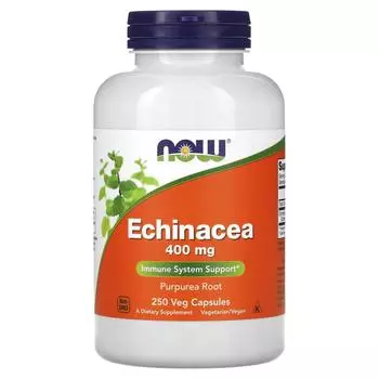 Now Foods Эхинацея 400 мг 250 растительных капсул