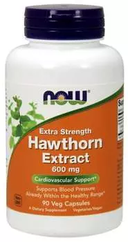 Now Foods, Экстракт боярышника, боярышник, 600 мг Inna marka