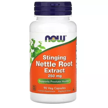 Now Foods Экстракт корня жгучей крапивы 250 мг 90 растительных капсул