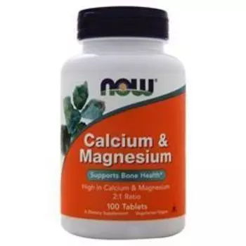 Now Foods Кальций и магний 100 таблеток
