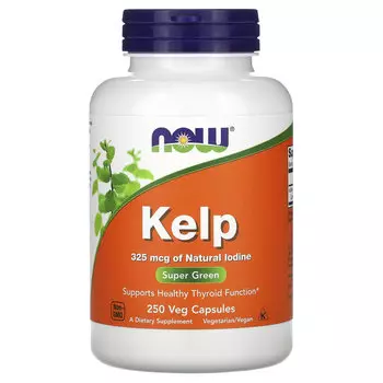 NOW Foods, келп, 250 растительных капсул