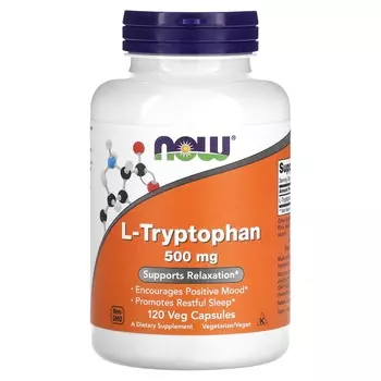 Now Foods L-триптофан 500 мг 120 Капсул