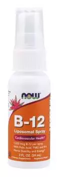 Now Foods, Липосомальный спрей с витамином B12 - 59 мл