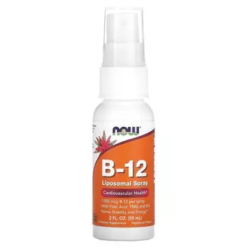 Now Foods Липосомный спрей с B-12 1000 мкг 2 жидк. унц. (59 мл)