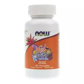 Now Foods, Мультивитамины для детей, Kid Vits, 120 пастилок