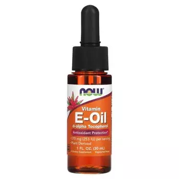 Now Foods Натуральное E-масло антиоксидантная защита 1 жидкая унция (30 мл)