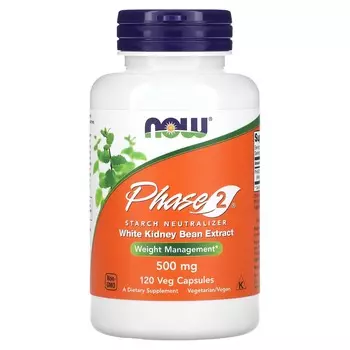 Now Foods Нейтрализатор крахмала Phase 2 2500 мг 120 растительных капсул
