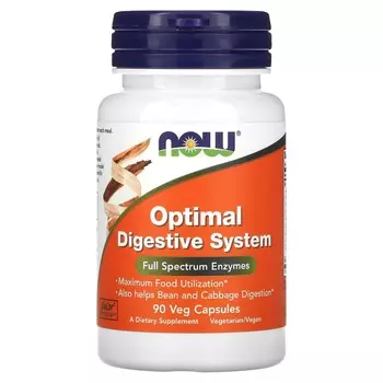 Now Foods Optimal Digestive System 90 растительных капсул