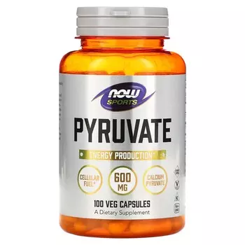 Now Foods Пируват 600 мг 100 капсул