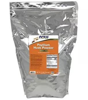 Now Foods, Порошок из шелухи подорожника - Бабка Плешник, 5,44 кг