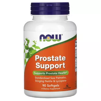 NOW Foods, Prostate Support, 90 мягких таблеток