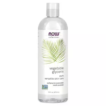 NOW Foods, Решения, растительный глицерин, 473 мл
