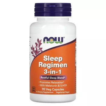 Now Foods Режим сна 3-в-1 90 вег капсул