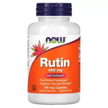 Now Foods Рутин 450 мг 100 капсул на растительной основе