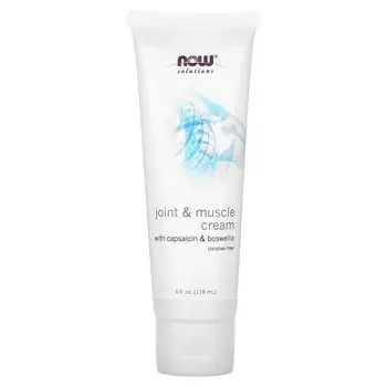 Now Foods Solutions Joint and Muscle Cream 4 fl. oz (118 ml)