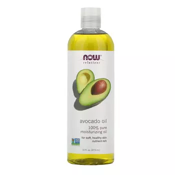 NOW Foods, Solutions, масло авокадо, 473 мл