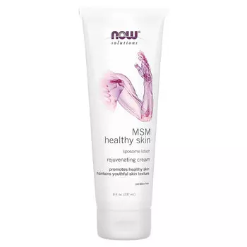 NOW Foods, Solutions, MSM Healthy Skin, липосомный лосьон с МСМ, 237 мл (8 жидких унций)