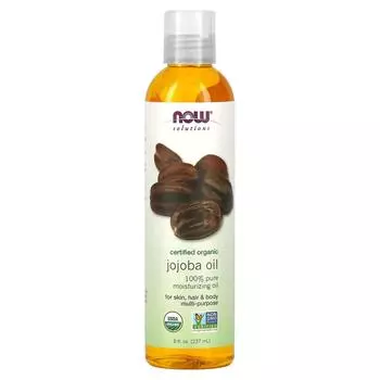 Now Foods Solutions сертифицированный органический продукт масло жожоба 237 мл