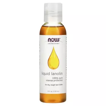 NOW Foods Solutions Жидкий ланолин, 4 жидких унции (118 мл)