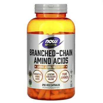 Now Foods Спорт аминокислоты с разветвлёнными цепями 240 капсул