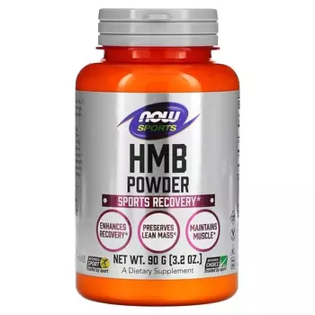 Now Foods Спортивное питание гидроксиметилбутират в форме порошка 3,2 унции (90 г)